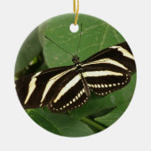 Zebra Longwing Butterfly Ornament (Vorne)