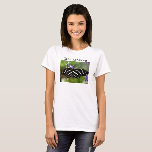 Zebra Longwing T-Shirt (Vorne ganz)