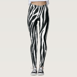 Zebra Look Leggings