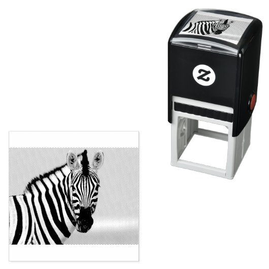 Zebra looking at you permastempel (Beispiel)