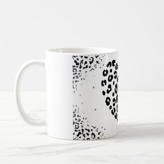 Zebra love Grußkarte Kaffeetasse (Links)