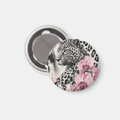 Zebra Love Magnet (Vorderseite/Rückseite)