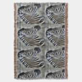 Zebra Lovers Art Decke (Vorderseite Vertikal)