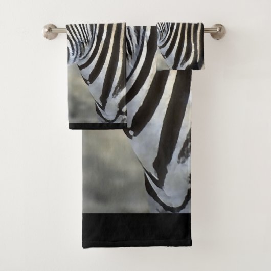 Zebra Lovers Badhandtuch Set (Insitu)