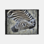 Zebra Lovers Geschenke Fleecedecke (Vorderseite (Horizontal))