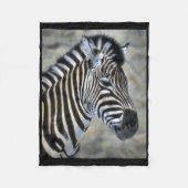 Zebra Lovers Geschenke Fleecedecke (Vorderseite)