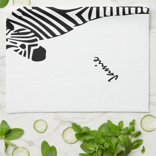 Zebra Lovers Geschenke Handtuch (Gefaltet)