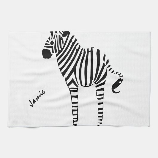 Zebra Lovers Geschenke Handtuch (Horizontal)