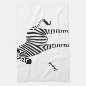 Zebra Lovers Geschenke Handtuch (Vertikal)