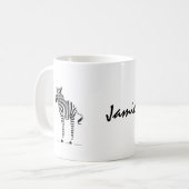 Zebra Lovers Geschenke Kaffeetasse (Vorderseite Links)