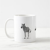 Zebra Lovers Geschenke Kaffeetasse (Links)