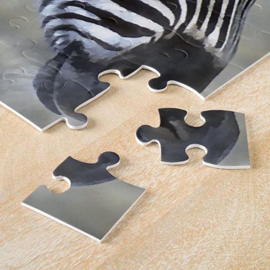 Zebra Lovers Geschenke Puzzle (Seite)
