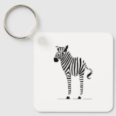 Zebra Lovers Geschenke Schlüsselanhänger (Vorderseite)