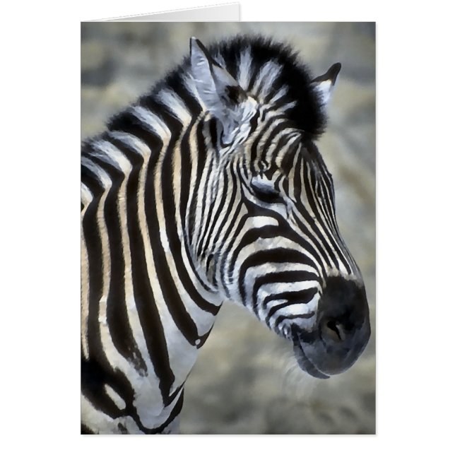 Zebra Lovers Kunstgeschenke (Vorne)