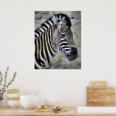 Zebra Lovers Kunstgeschenke Poster (Küche)