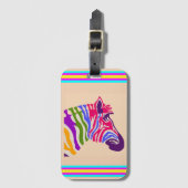 Zebra Luggage Tag Gepäckanhänger (Vorderseite Vertikal)