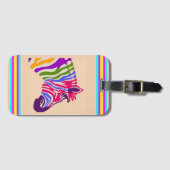 Zebra Luggage Tag Gepäckanhänger (Vorderseite (Horizontal))