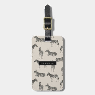 Zebra Luggage Tags Gepäckanhänger