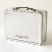 Zebra Lunch Box - Personalisiert Safari Geschenk (Rückseite)