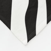 Zebra Luv 60x80 Fleece Blanket (Ecke)