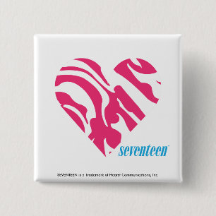 Zebra-Magenta 2 Button