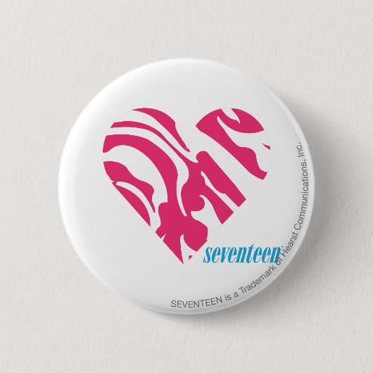 Zebra-Magenta 2 Button (Vorderseite)