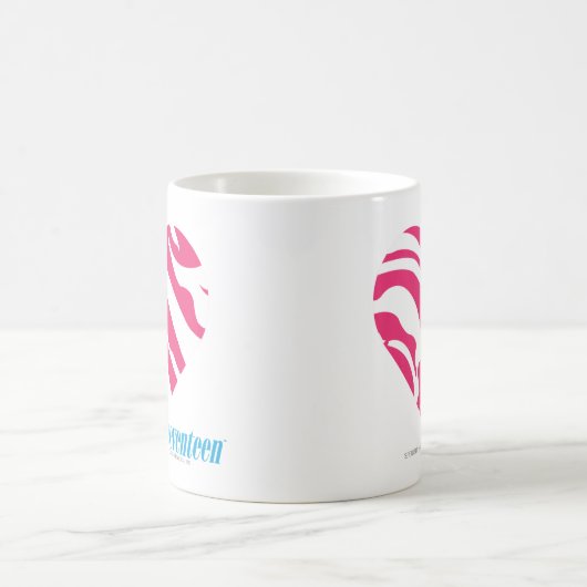 Zebra-Magenta 2 Kaffeetasse (Mittel)