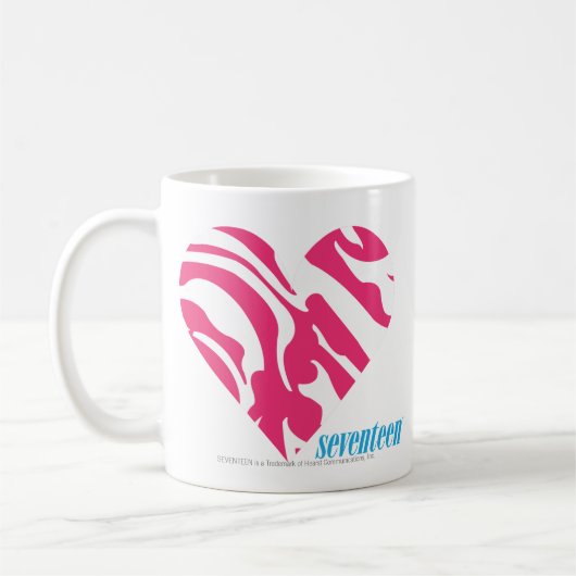 Zebra-Magenta 2 Kaffeetasse (Links)