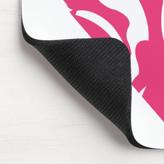 Zebra-Magenta 2 Mousepad (Ecke)