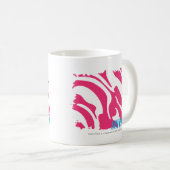 Zebra-Magenta 3 Kaffeetasse (VorderseiteRechts)
