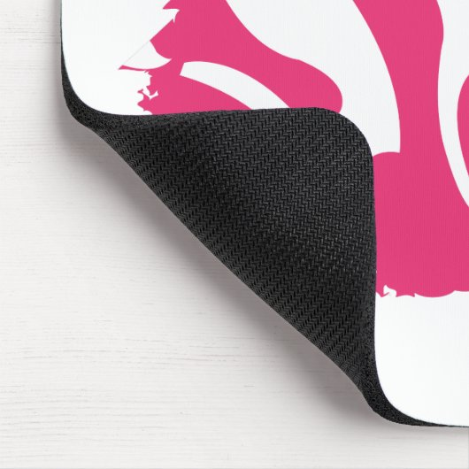 Zebra-Magenta 3 Mousepad (Ecke)