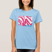 Zebra Magenta 3 T-Shirt (Vorderseite)