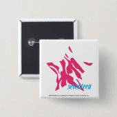 Zebra-Magenta 4 Button (Vorne & Hinten)