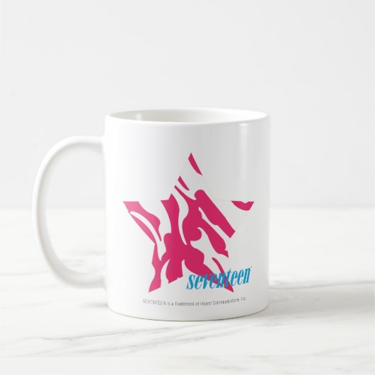 Zebra-Magenta 4 Kaffeetasse (Links)