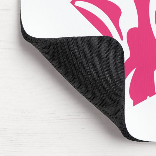 Zebra-Magenta 4 Mousepad (Ecke)