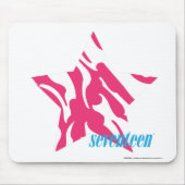 Zebra-Magenta 4 Mousepad (Vorne)