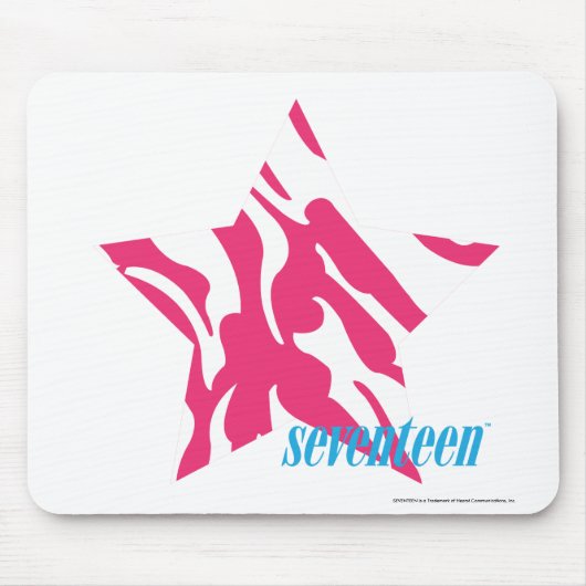 Zebra-Magenta 4 Mousepad (Vorne)