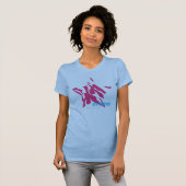 Zebra-Magenta 4 T-Shirt (Vorne ganz)