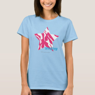 Zebra-Magenta 4 T-Shirt