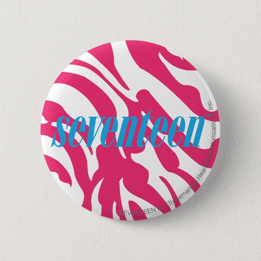 Zebra-Magenta Button (Vorderseite)