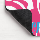 Zebra-Magenta Mousepad (Ecke)