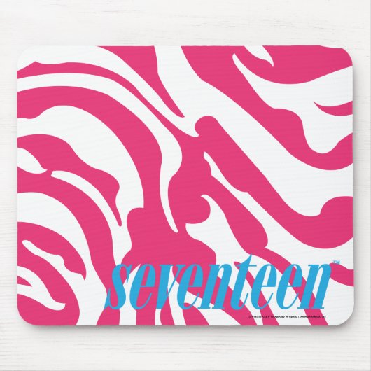 Zebra-Magenta Mousepad (Vorne)