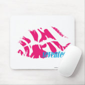 Zebra-Magenta Mousepad (Mit Mouse)