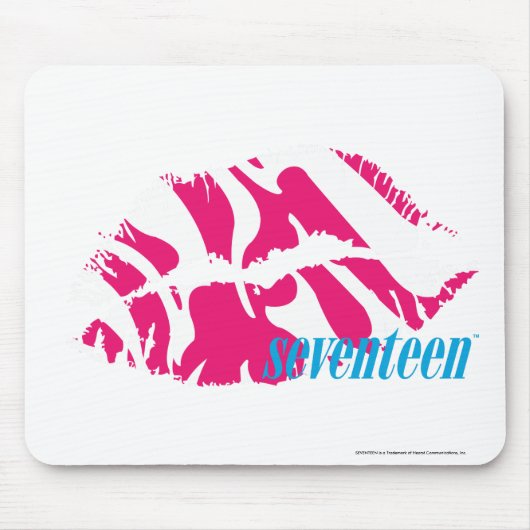 Zebra-Magenta Mousepad (Vorne)