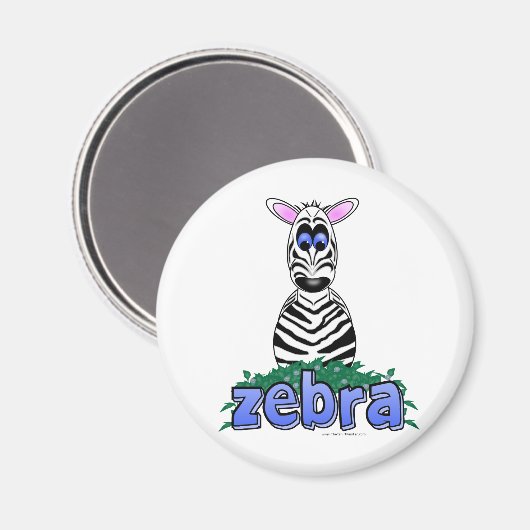 ZEBRA MAGNET (Vorderseite/Rückseite)