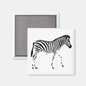 Zebra Magnet (Vorderseite/Rückseite)