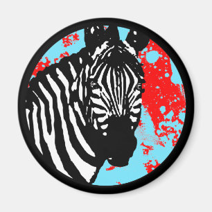 Zebra. Magnet