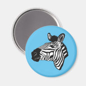 Zebra Magnet (Vorderseite/Rückseite)