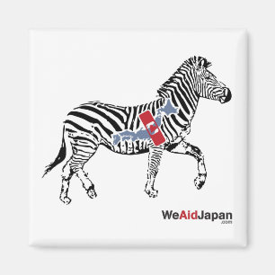 Zebra-Magnet シマウママグネット Magnet