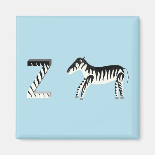 Zebra-Magnet Magnet (Vorne)